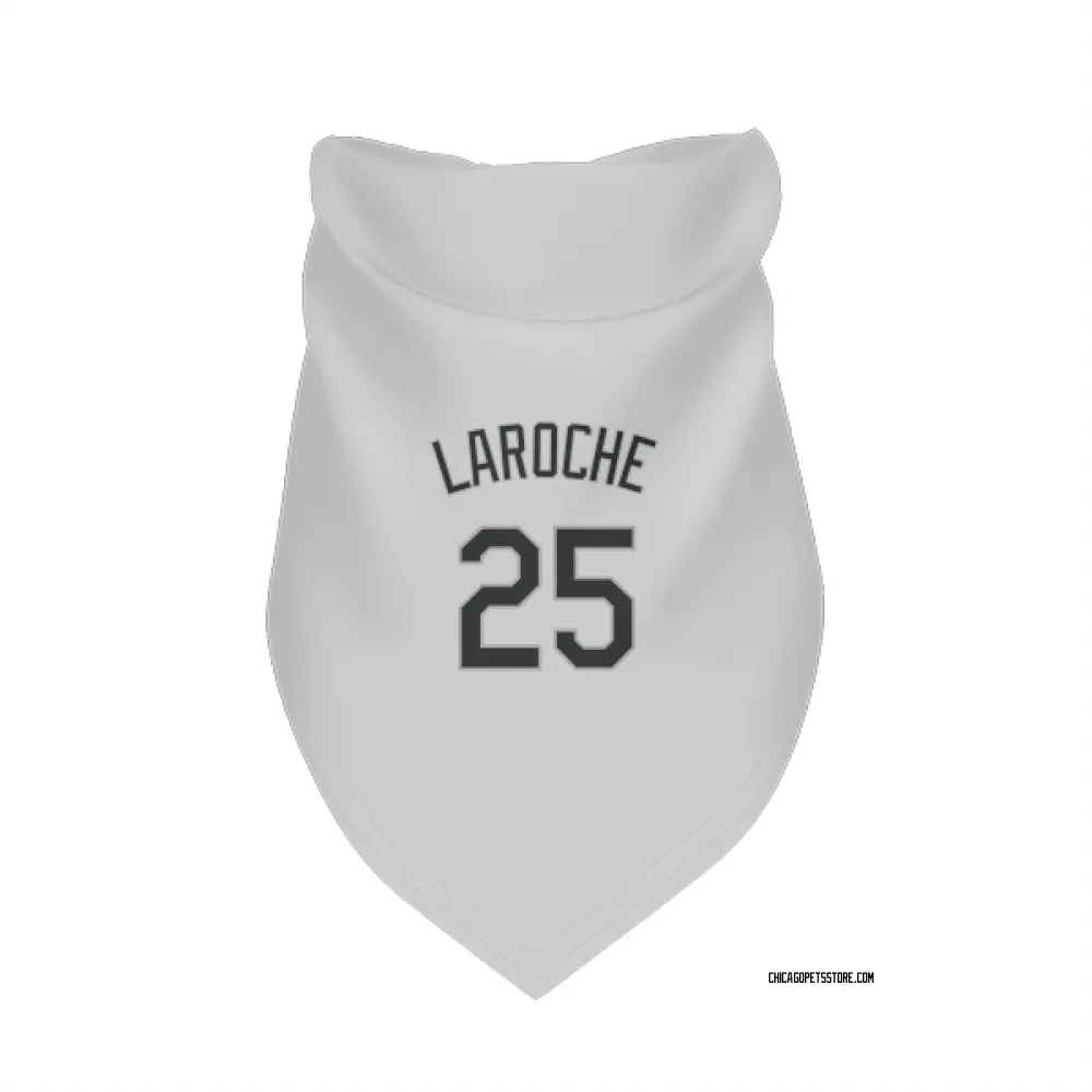Chicago White Sox Adam LaRoche White Pet Bandana for Dog & Cat