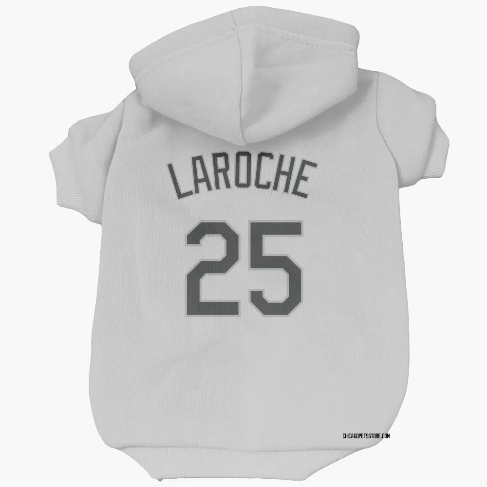 Chicago White Sox Adam LaRoche White Pet Hoodie for Dog & Cat