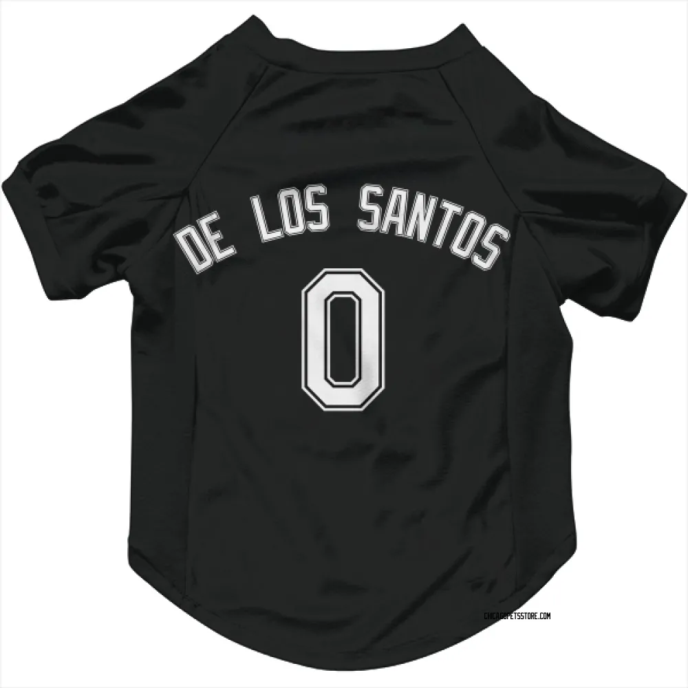 Chicago White Sox Alexander De Los Santos Black Pet Jersey for Dog & Cat