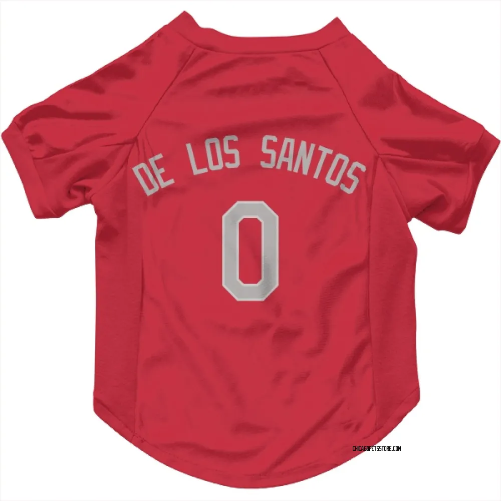 Chicago White Sox Alexander De Los Santos Red Pet Jersey for Dog & Cat