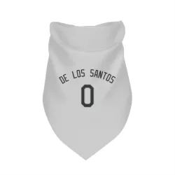 Chicago White Sox Alexander De Los Santos White Pet Bandana for Dog & Cat