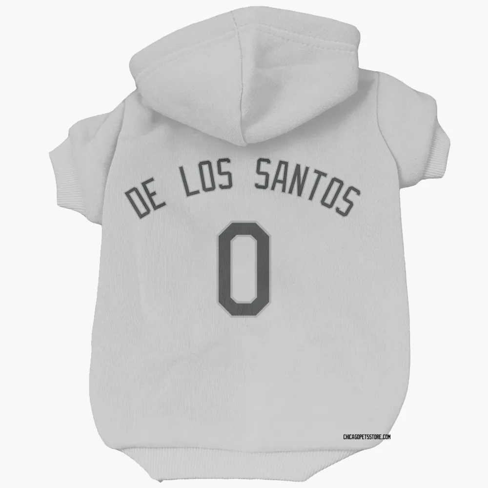 Chicago White Sox Alexander De Los Santos White Pet Hoodie for Dog & Cat