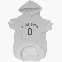 Chicago White Sox Alexander De Los Santos White Pet Hoodie for Dog & Cat