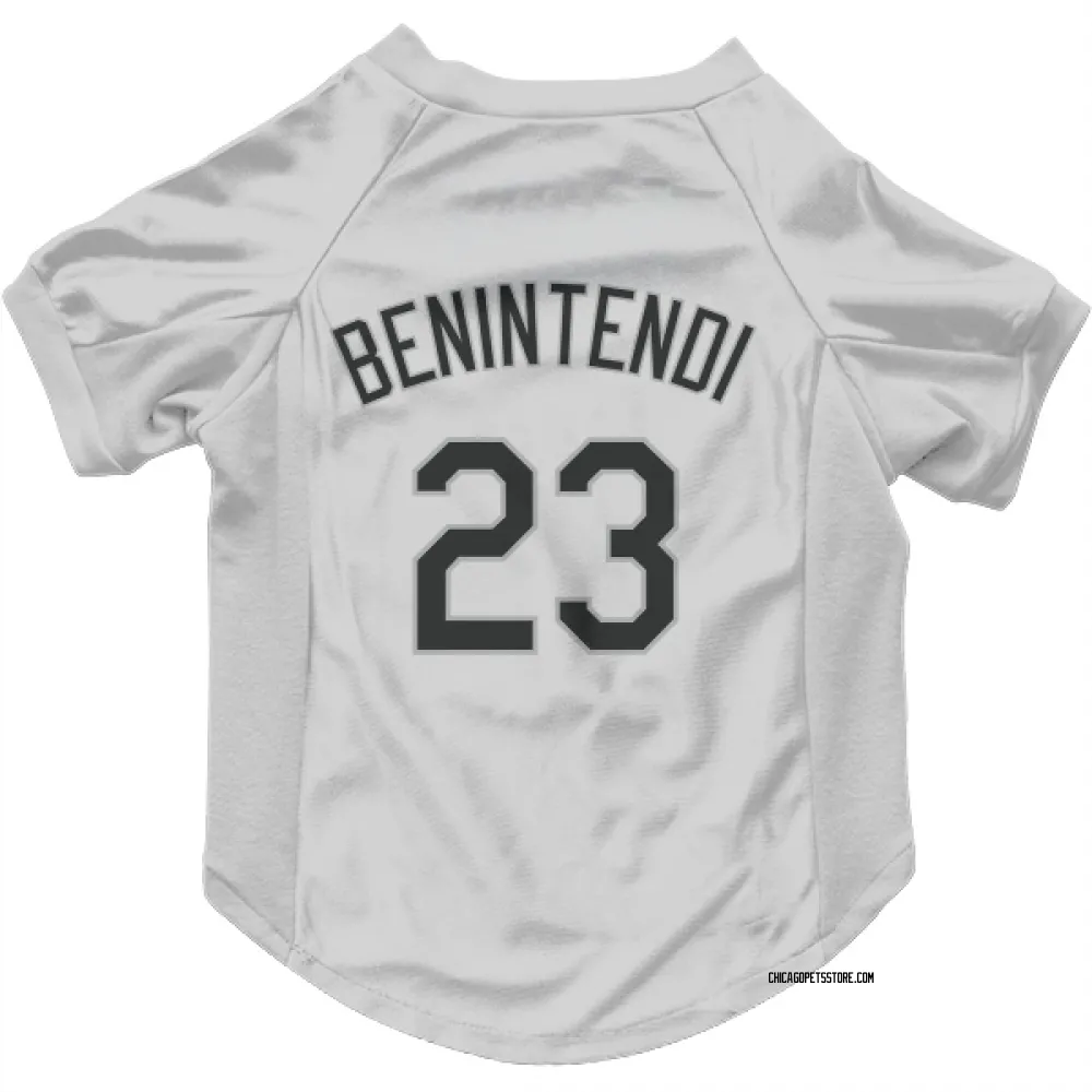 Chicago White Sox Andrew Benintendi White Pet Jersey for Dog & Cat