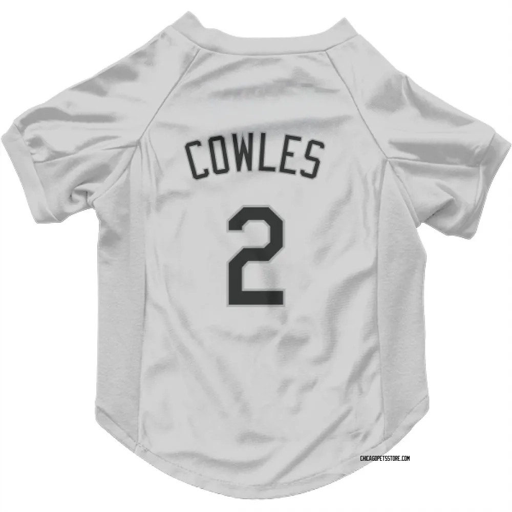 Chicago White Sox Ben Cowles White Pet Jersey for Dog & Cat