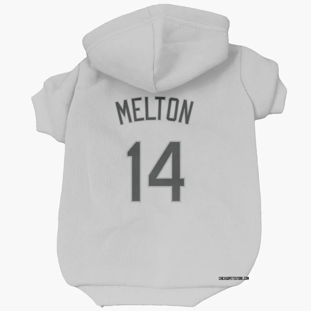 Chicago White Sox Bill Melton White Pet Hoodie for Dog & Cat