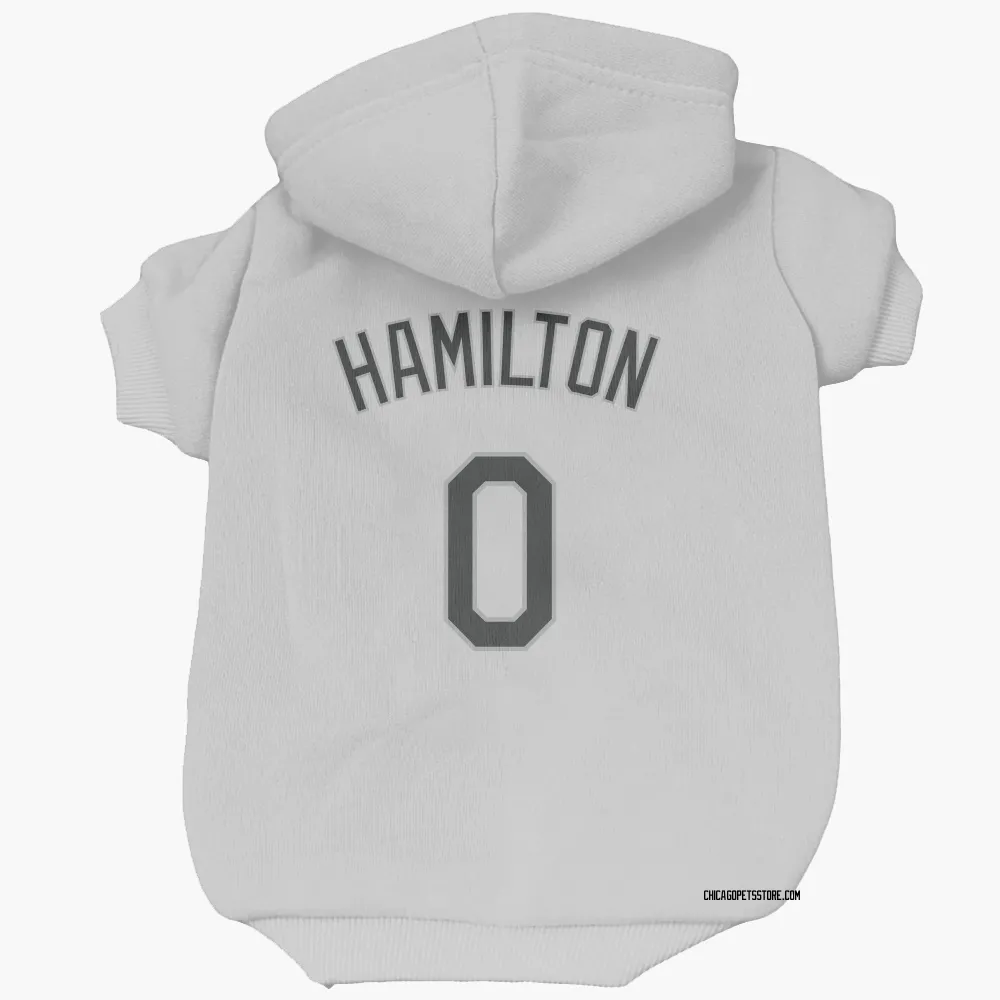 Chicago White Sox Billy Hamilton White Pet Hoodie for Dog & Cat