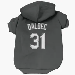 Chicago White Sox Bobby Dalbec Black Pet Hoodie for Dog & Cat
