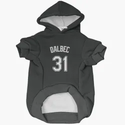 Chicago White Sox Bobby Dalbec Black Pet Hoodie for Dog & Cat