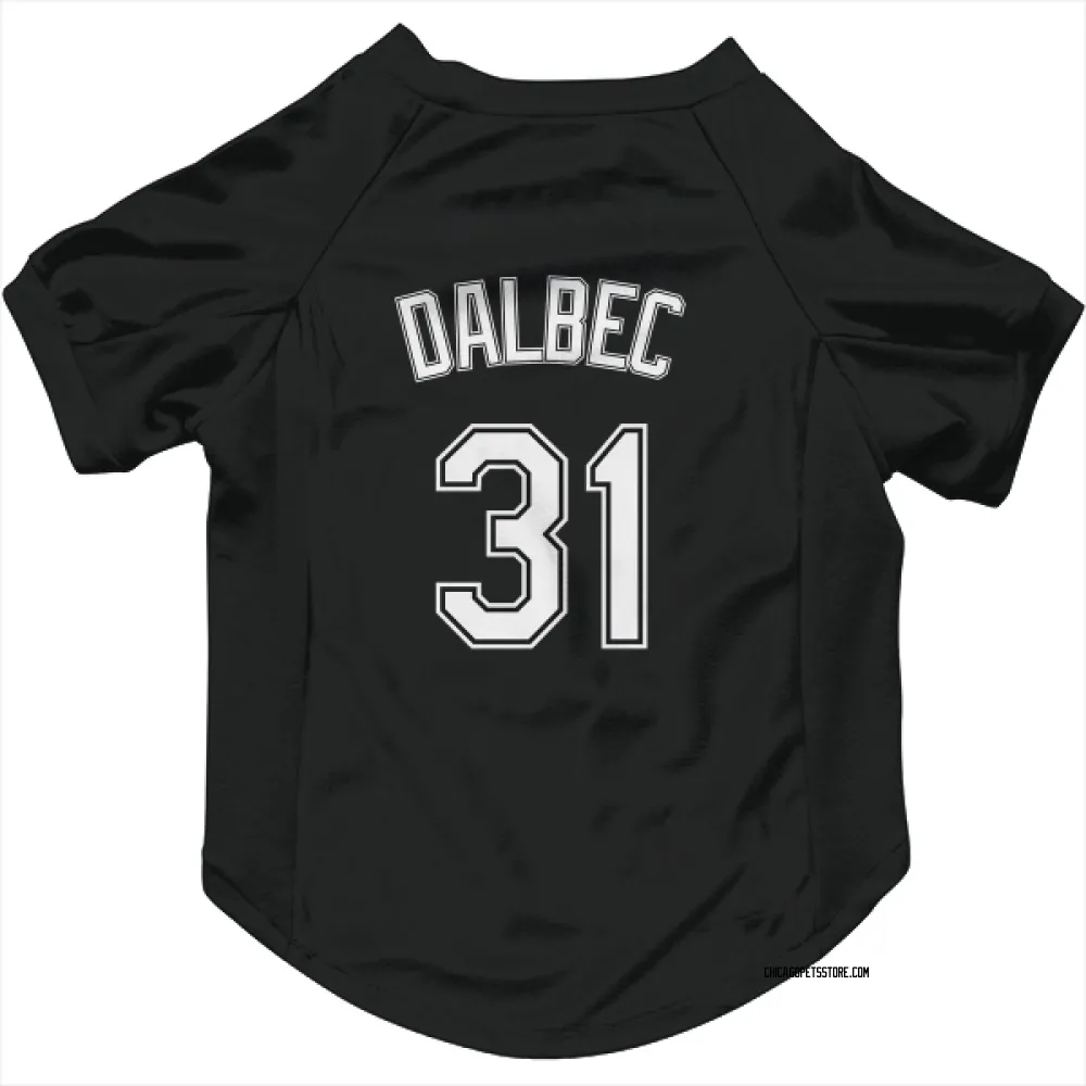 Chicago White Sox Bobby Dalbec Black Pet Jersey for Dog & Cat