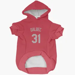 Chicago White Sox Bobby Dalbec Red Pet Hoodie for Dog & Cat
