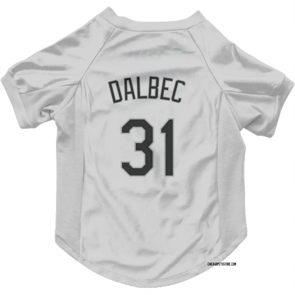 Chicago White Sox Bobby Dalbec White Pet Jersey for Dog & Cat