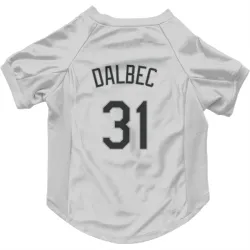 Chicago White Sox Bobby Dalbec White Pet Jersey for Dog & Cat