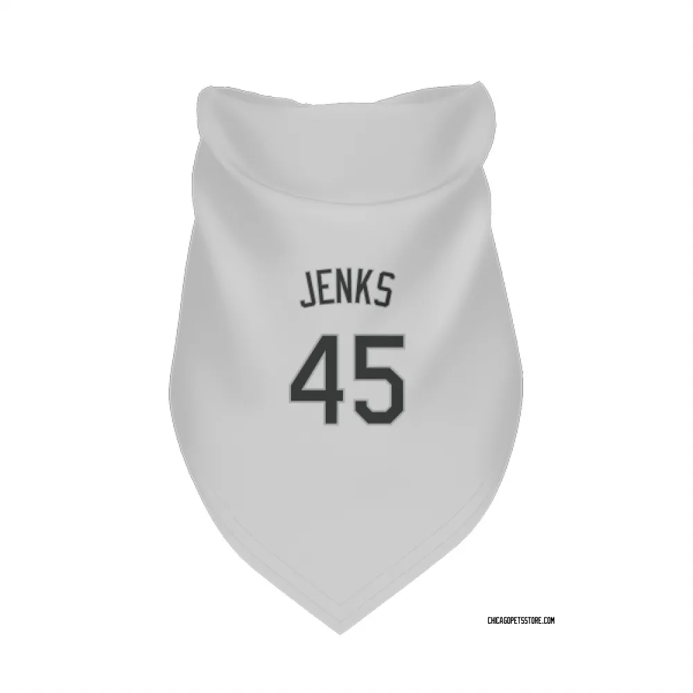 Chicago White Sox Bobby Jenks White Pet Bandana for Dog & Cat