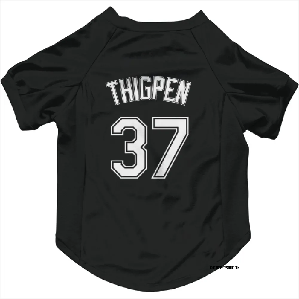 Chicago White Sox Bobby Thigpen Black Pet Jersey for Dog & Cat