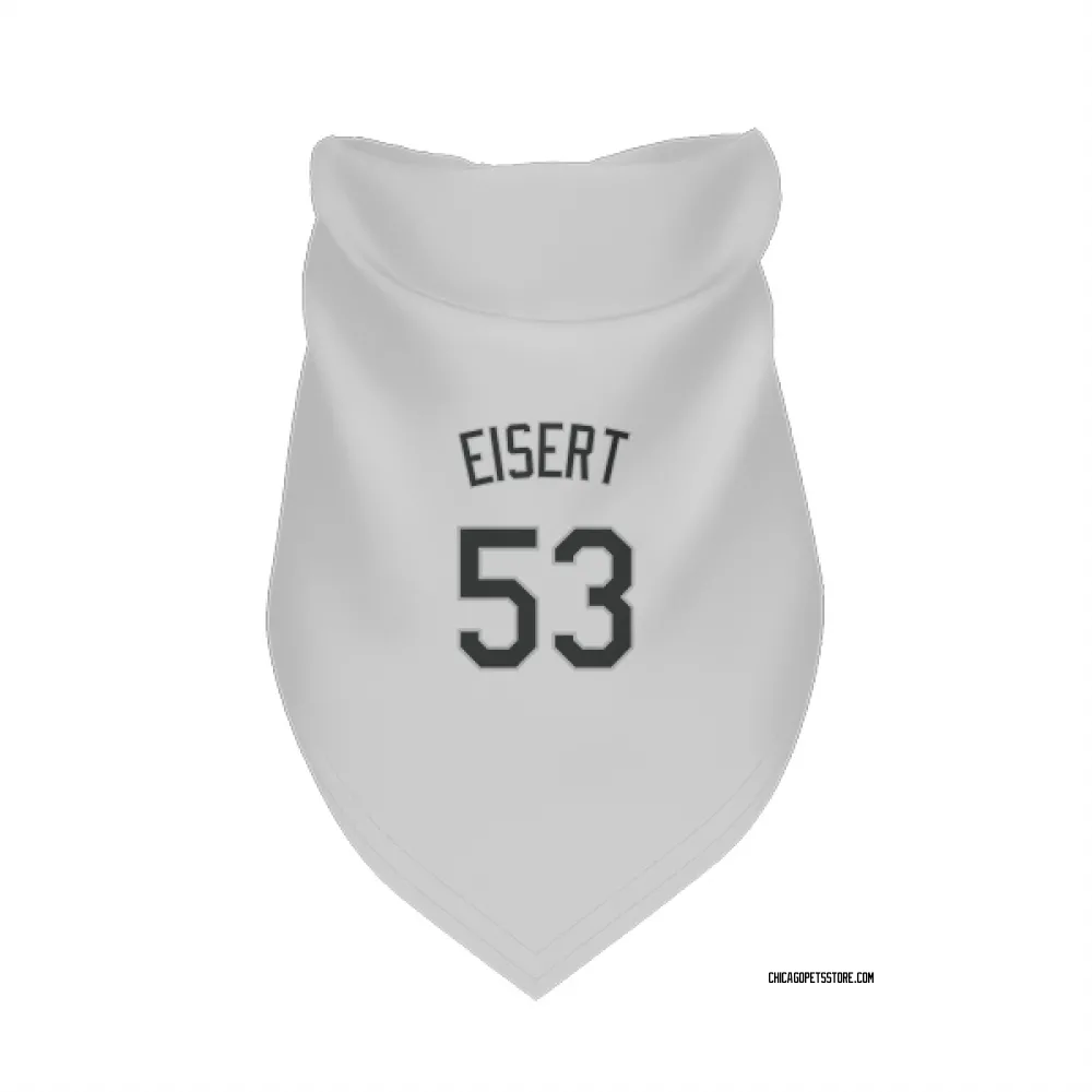 Chicago White Sox Brandon Eisert White Pet Bandana for Dog & Cat
