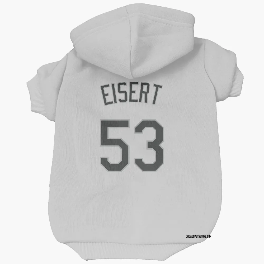 Chicago White Sox Brandon Eisert White Pet Hoodie for Dog & Cat