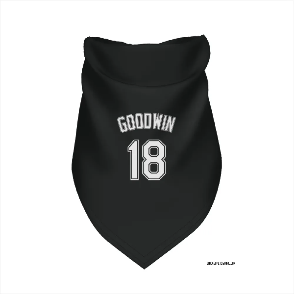Chicago White Sox Brian Goodwin Black Pet Bandana for Dog & Cat