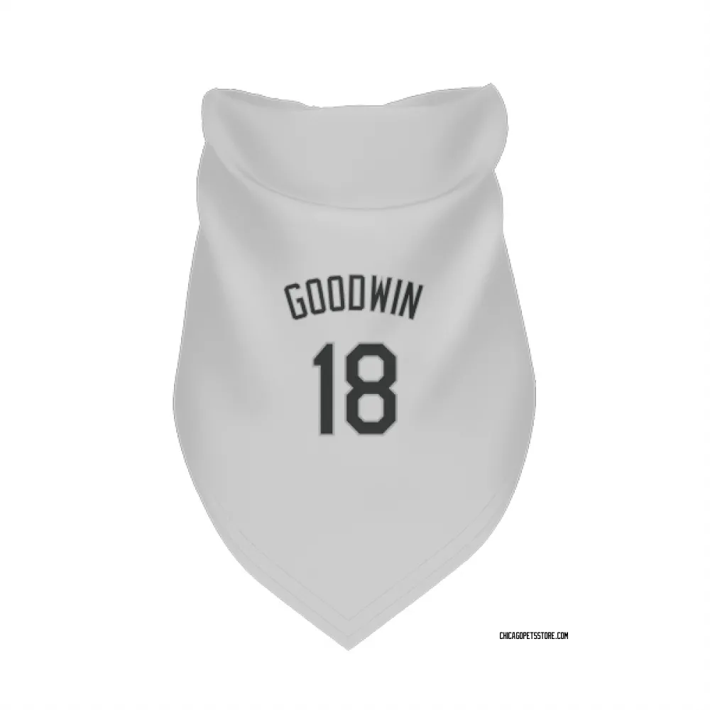 Chicago White Sox Brian Goodwin White Pet Bandana for Dog & Cat
