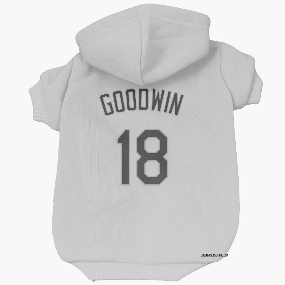 Chicago White Sox Brian Goodwin White Pet Hoodie for Dog & Cat