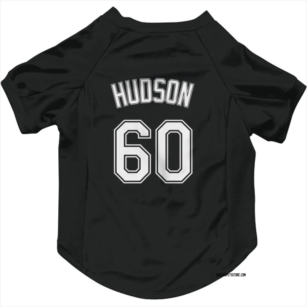 Chicago White Sox Bryan Hudson Black Pet Jersey for Dog & Cat