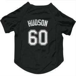Chicago White Sox Bryan Hudson Black Pet Jersey for Dog & Cat