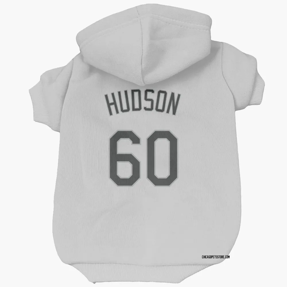 Chicago White Sox Bryan Hudson White Pet Hoodie for Dog & Cat