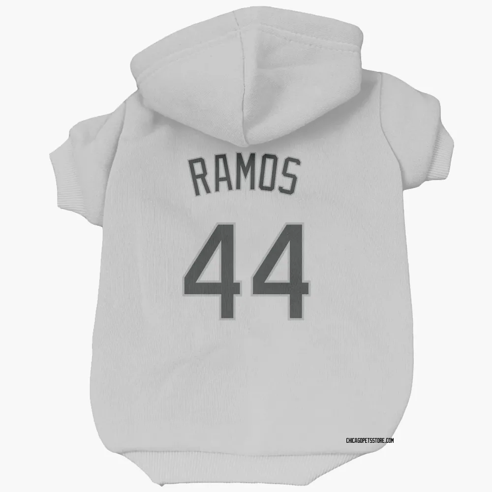 Chicago White Sox Bryan Ramos White Pet Hoodie for Dog & Cat
