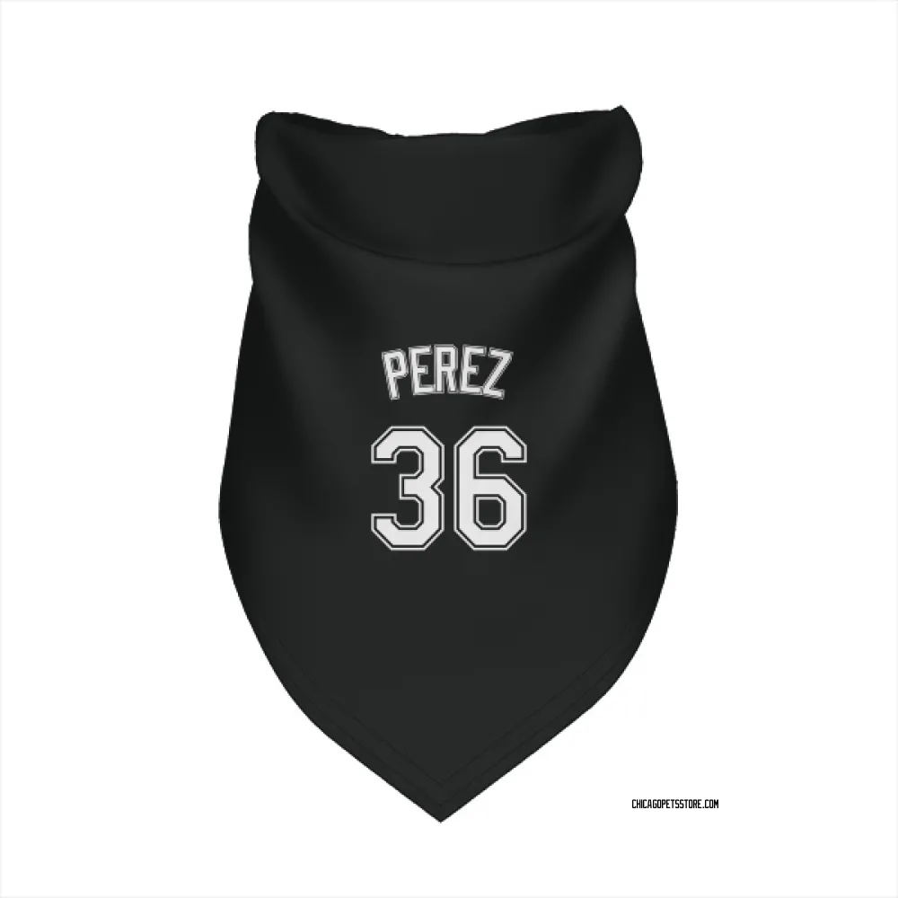 Chicago White Sox Carlos Perez Black Pet Bandana for Dog & Cat