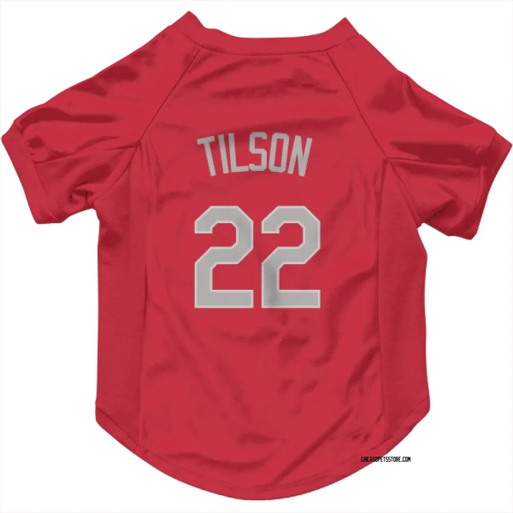 Chicago White Sox Charlie Tilson Red Pet Jersey for Dog & Cat
