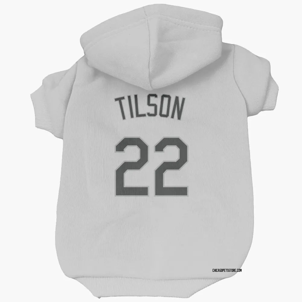 Chicago White Sox Charlie Tilson White Pet Hoodie for Dog & Cat