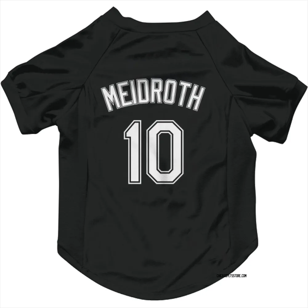 Chicago White Sox Chase Meidroth Black Pet Jersey for Dog & Cat