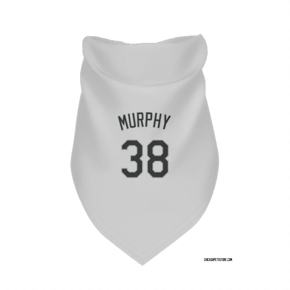 Chicago White Sox Chris Murphy White Pet Bandana for Dog & Cat