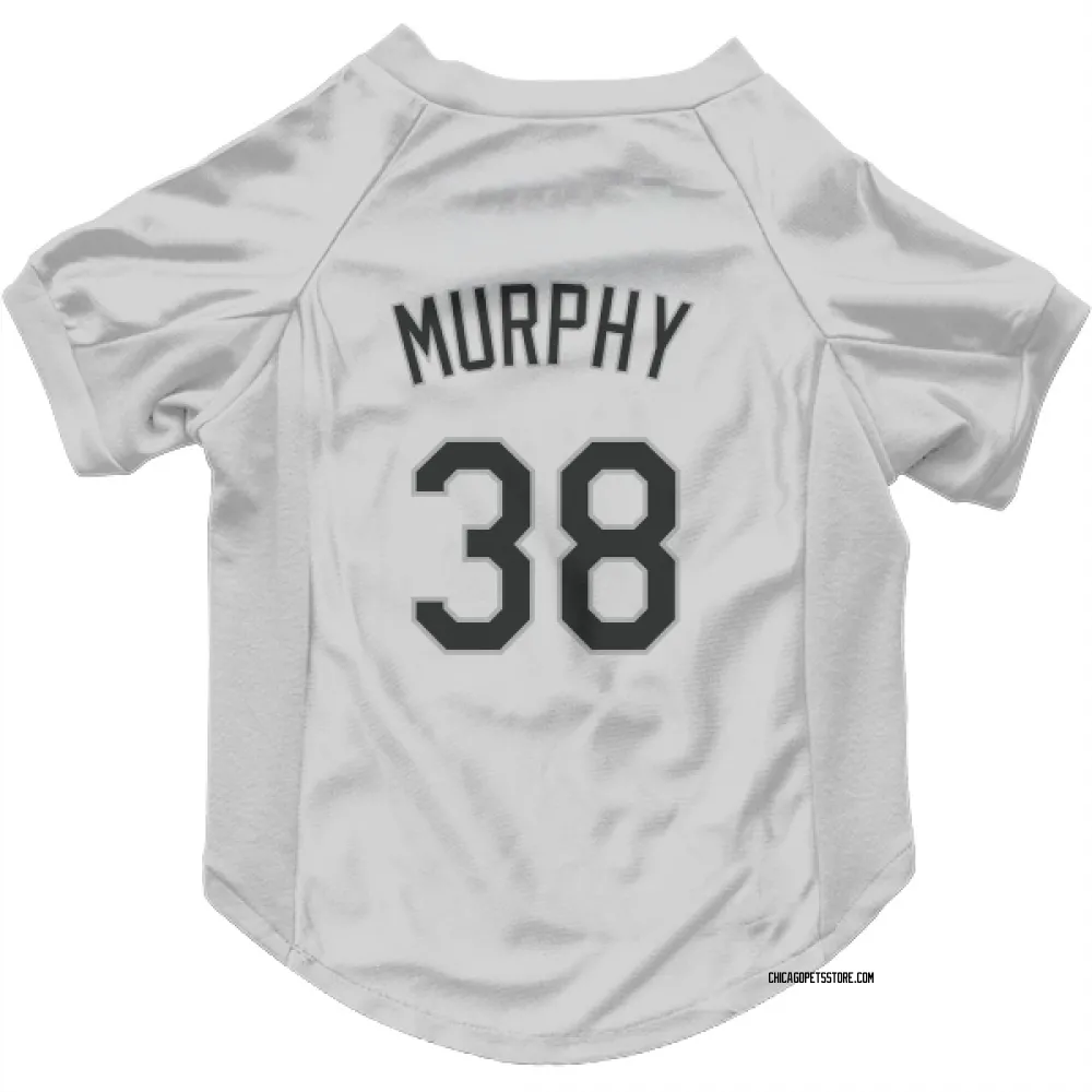 Chicago White Sox Chris Murphy White Pet Jersey for Dog & Cat