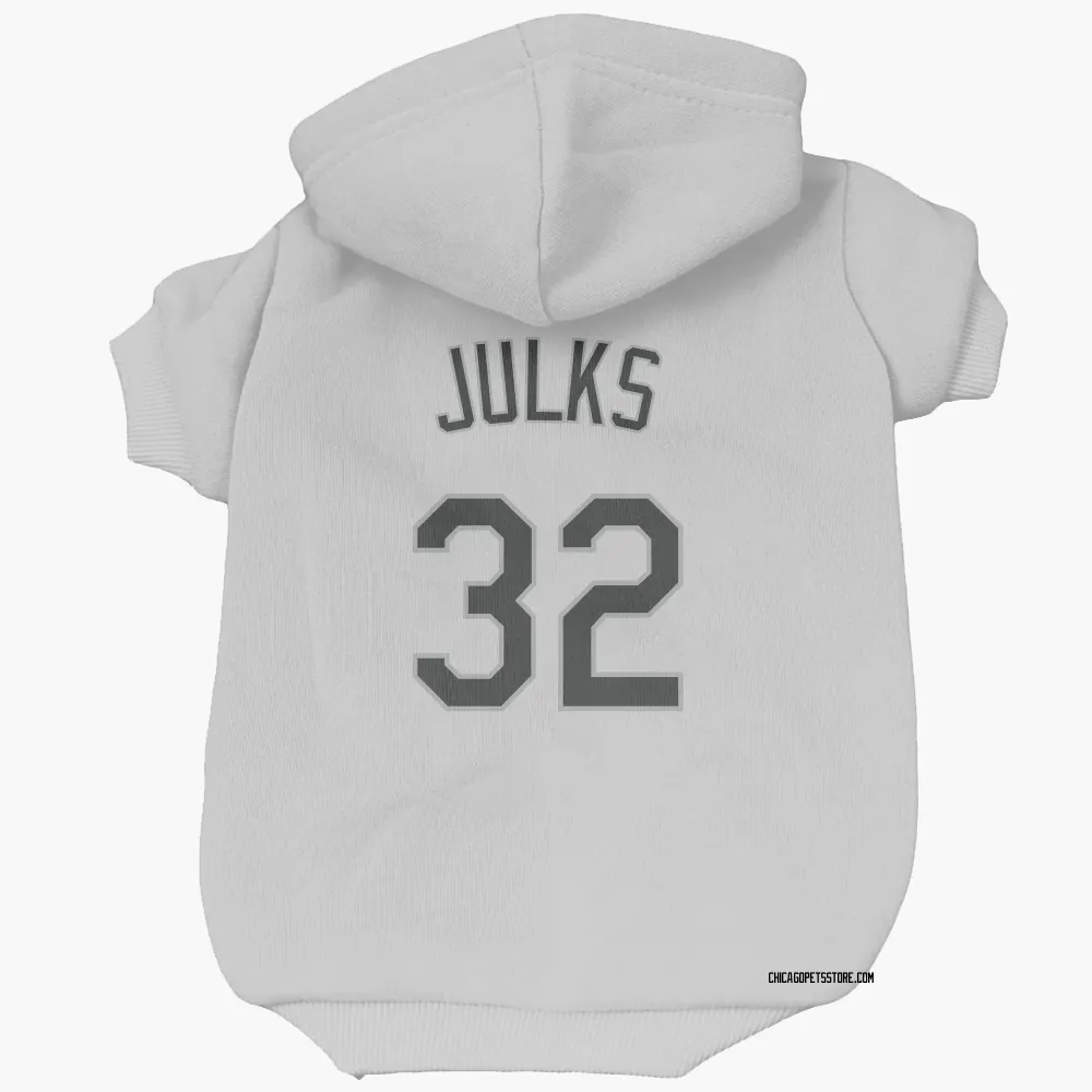 Chicago White Sox Corey Julks White Pet Hoodie for Dog & Cat