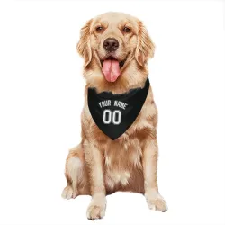 Chicago White Sox Custom Black Pet Bandana for Dog & Cat