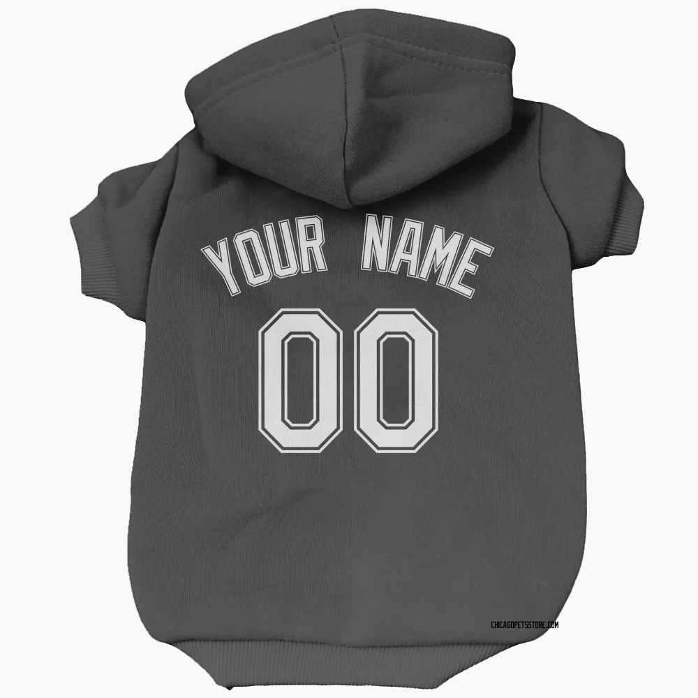 Chicago White Sox Custom Black Pet Hoodie for Dog & Cat