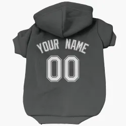 Chicago White Sox Custom Black Pet Hoodie for Dog & Cat