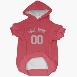 Chicago White Sox Custom Red Pet Hoodie for Dog & Cat