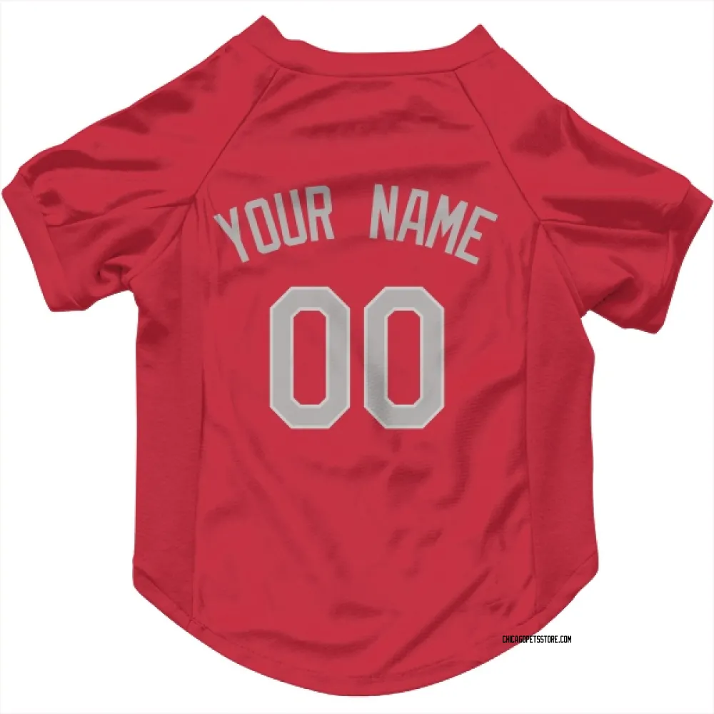Chicago White Sox Custom Red Pet Jersey for Dog & Cat