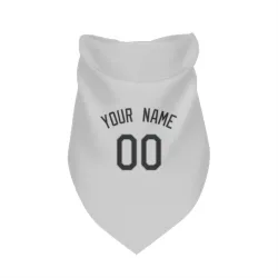Chicago White Sox Custom White Pet Bandana for Dog & Cat