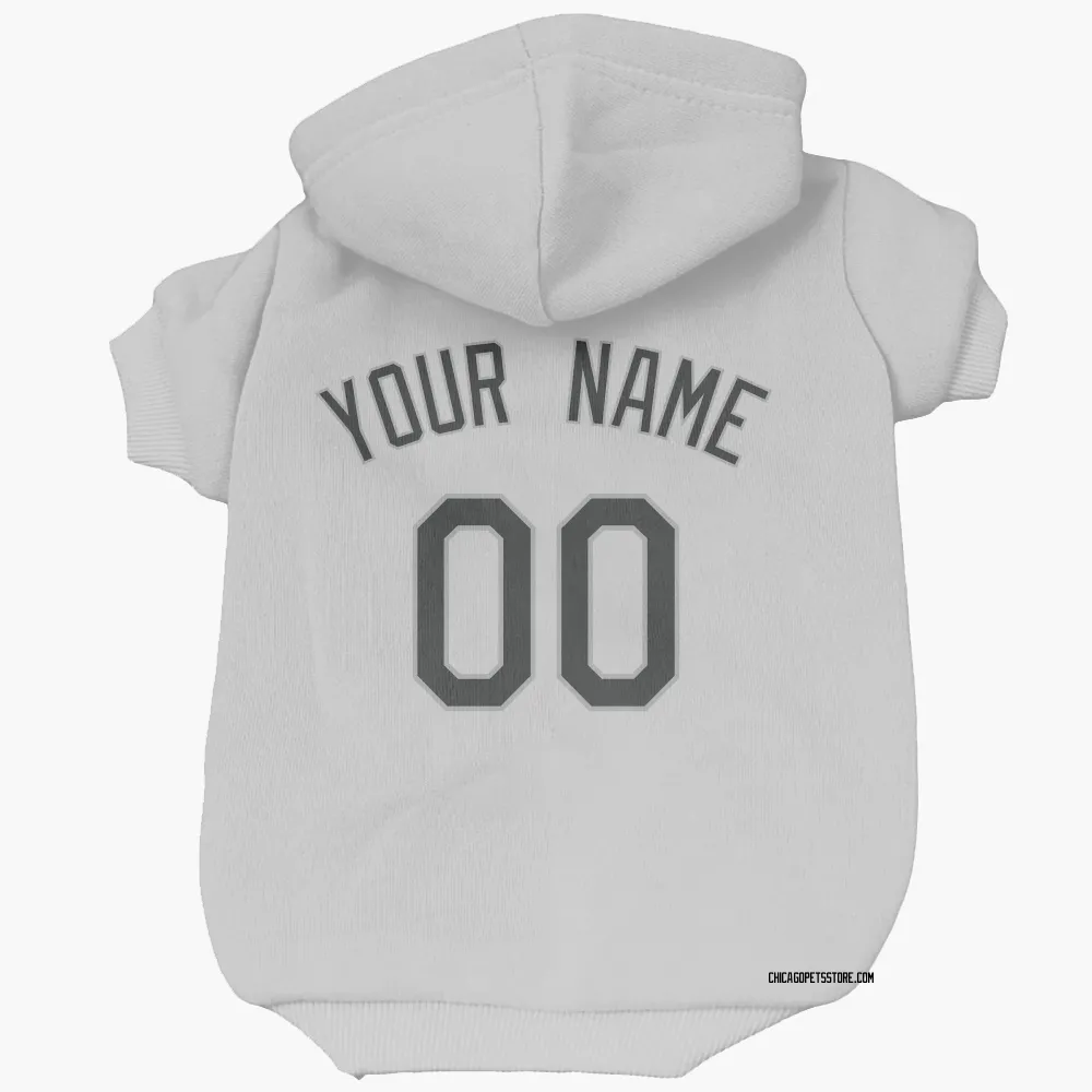 Chicago White Sox Custom White Pet Hoodie for Dog & Cat