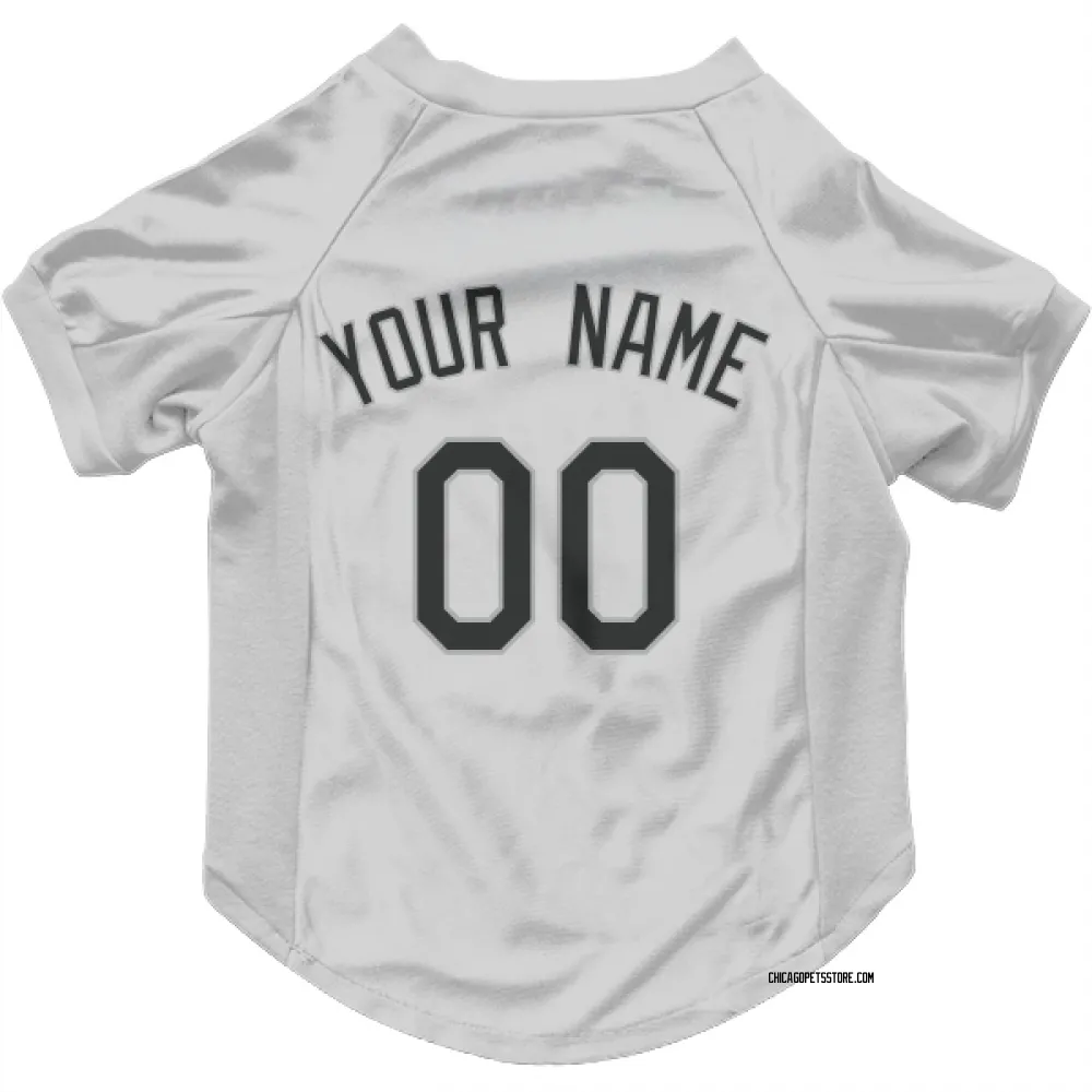 Chicago White Sox Custom White Pet Jersey for Dog & Cat