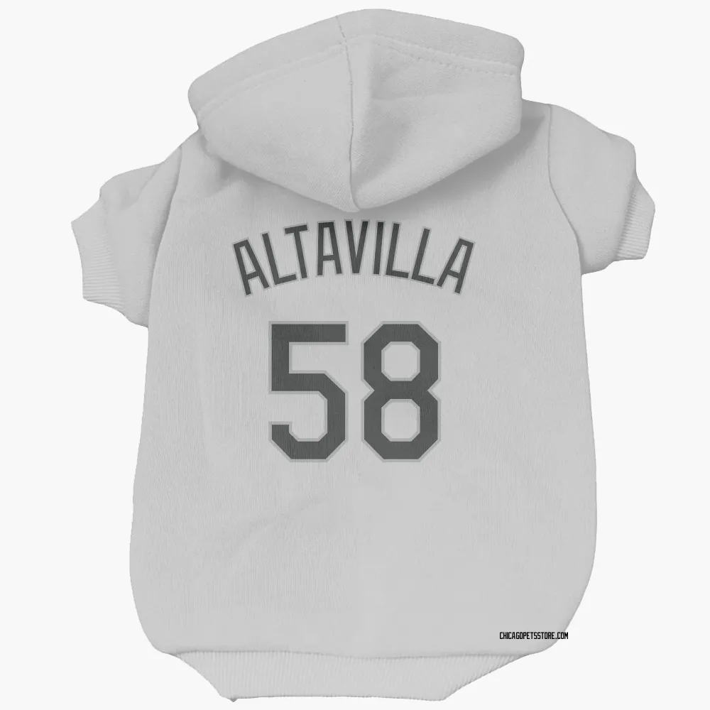 Chicago White Sox Dan Altavilla White Pet Hoodie for Dog & Cat