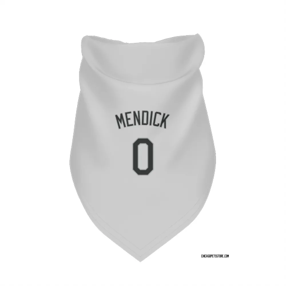 Chicago White Sox Danny Mendick White Pet Bandana for Dog & Cat