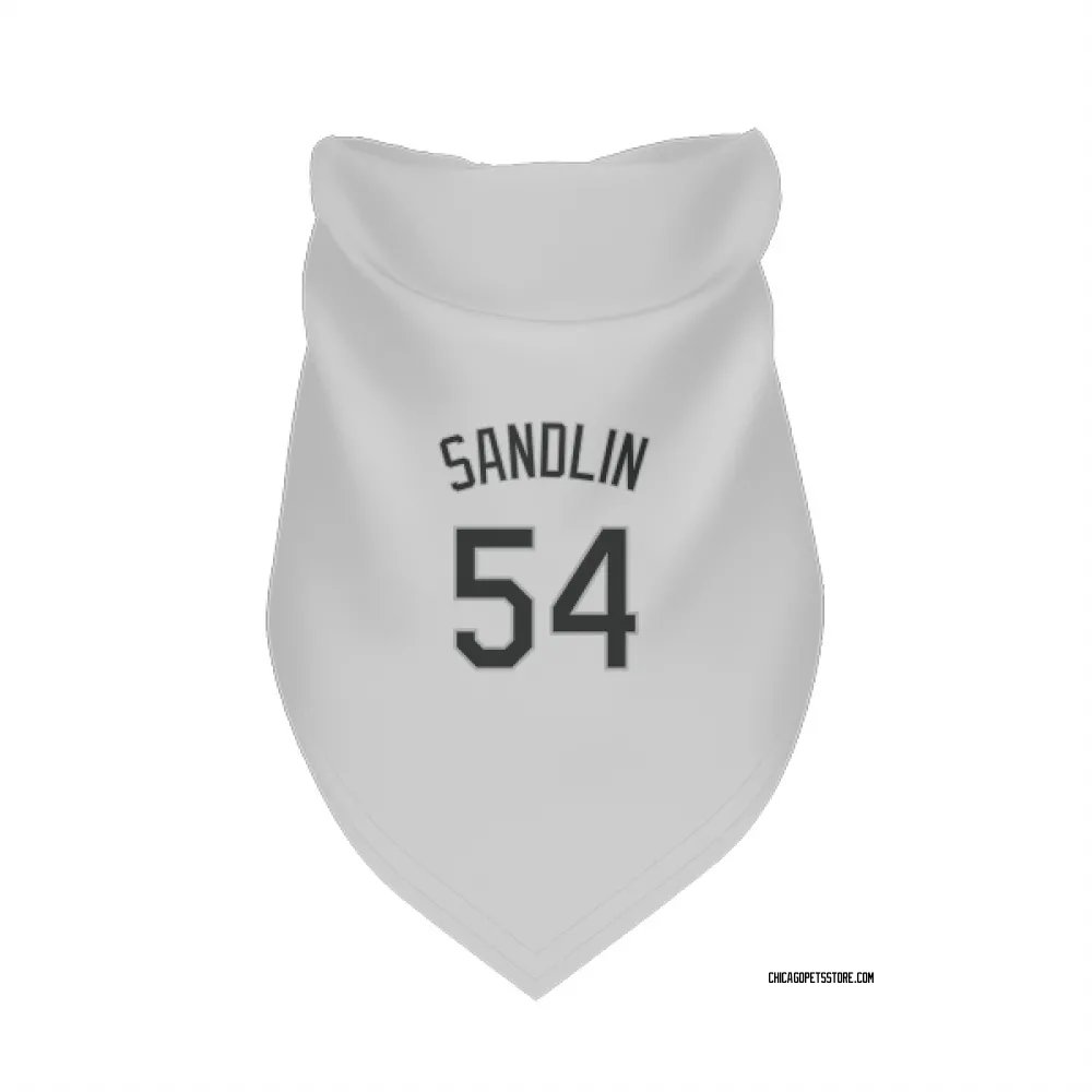 Chicago White Sox David Sandlin White Pet Bandana for Dog & Cat
