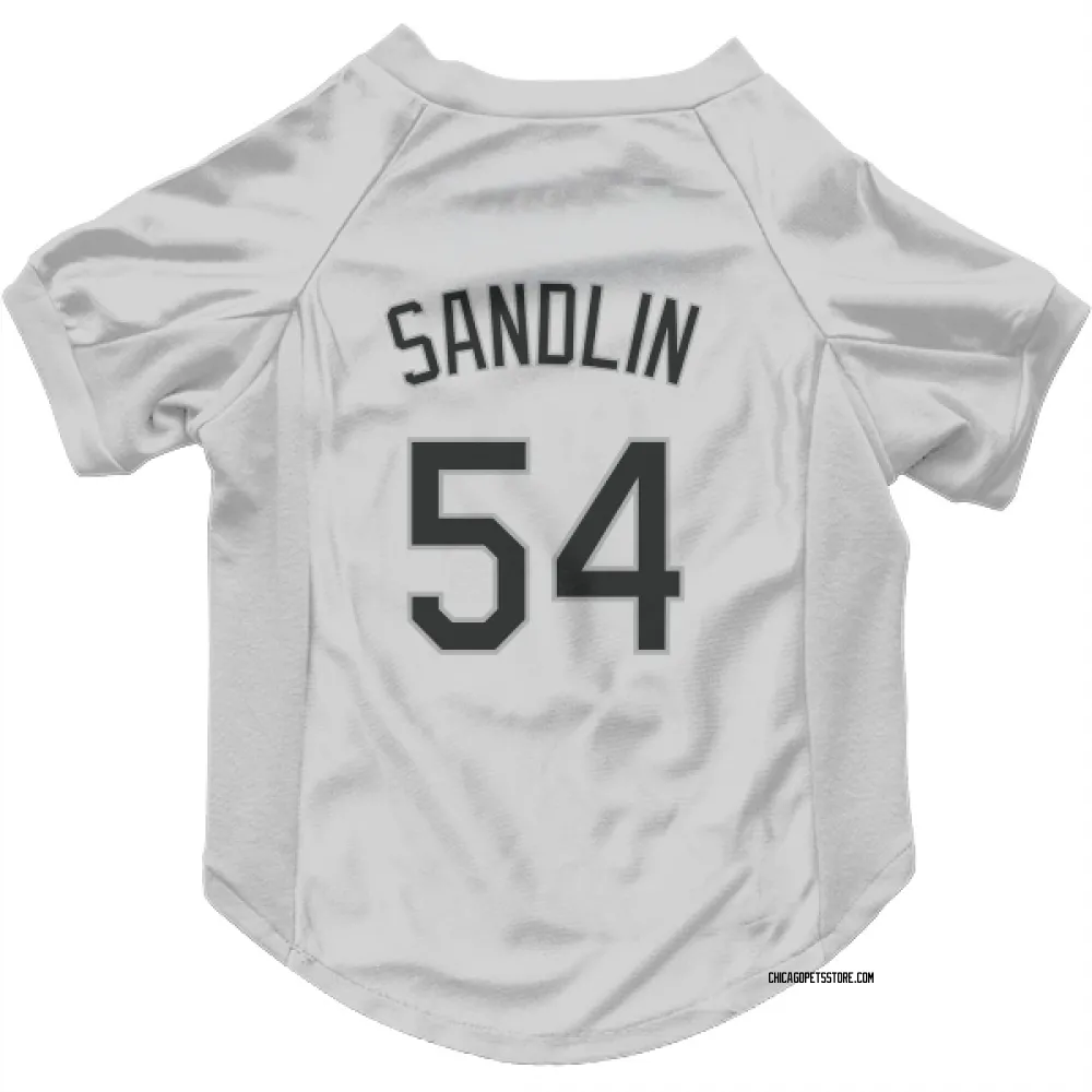 Chicago White Sox David Sandlin White Pet Jersey for Dog & Cat