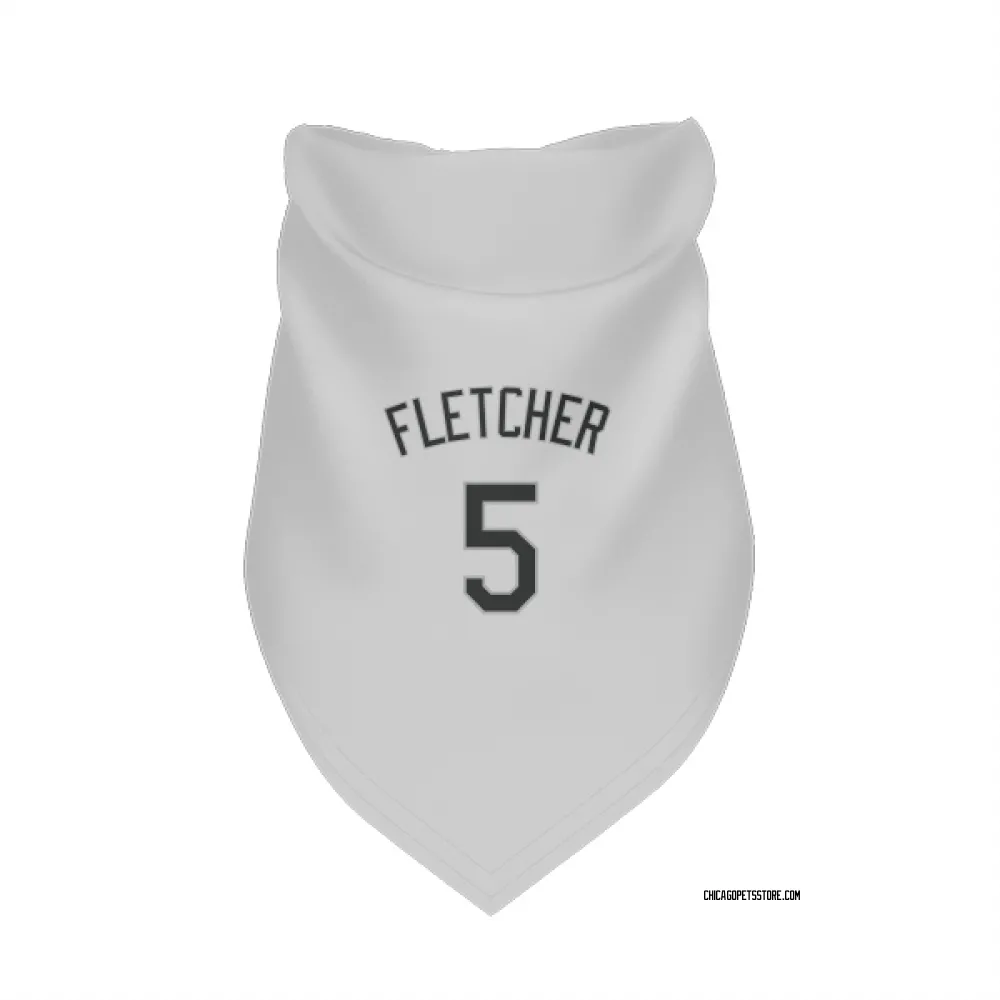Chicago White Sox Dominic Fletcher White Pet Bandana for Dog & Cat