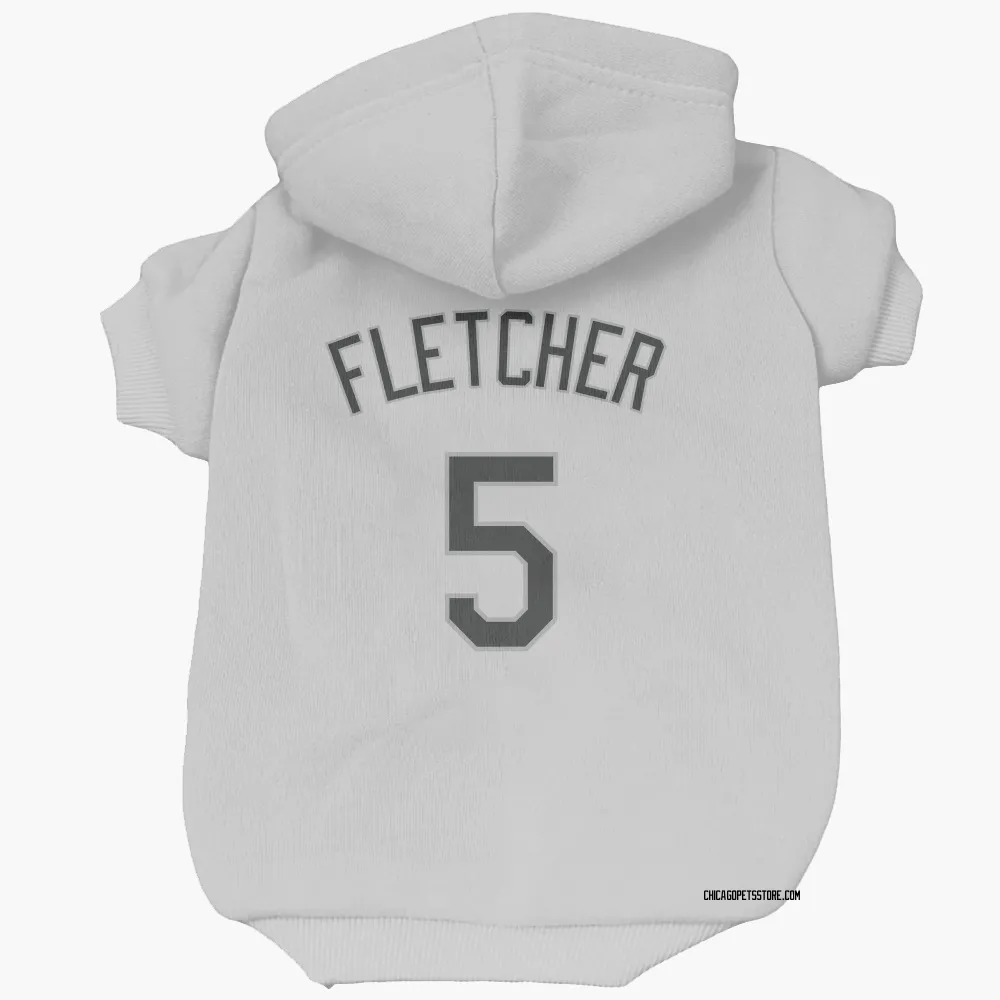 Chicago White Sox Dominic Fletcher White Pet Hoodie for Dog & Cat