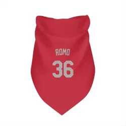 Chicago White Sox Drew Romo Red Pet Bandana for Dog & Cat